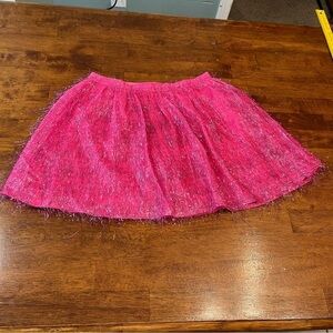 Queen of Sparkles pink tinsel skirt size medium